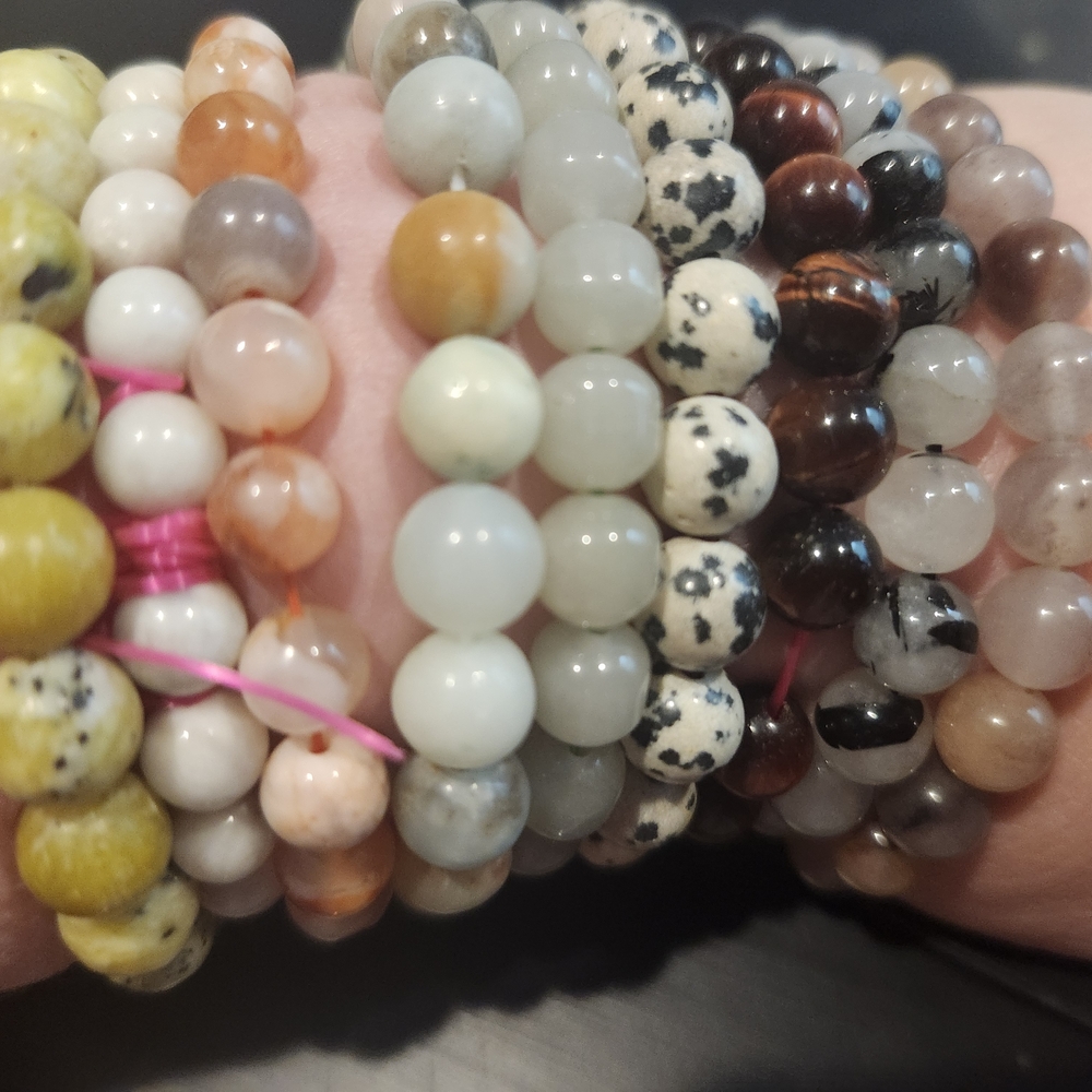Colorful Beaded Bracelets Set